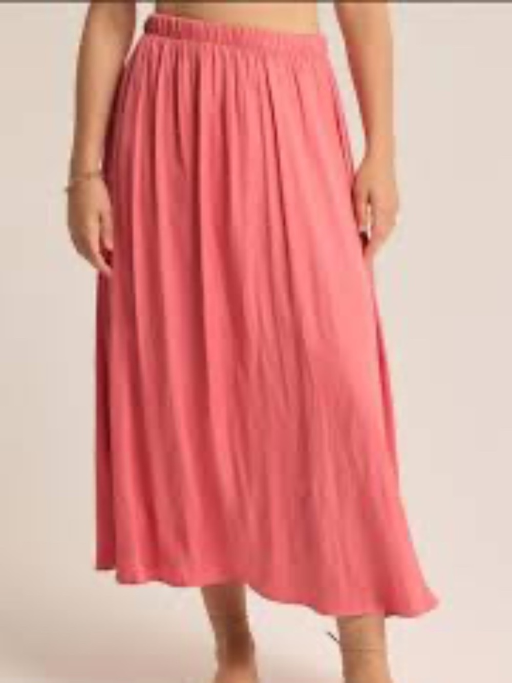 Pink Maxi Skirt